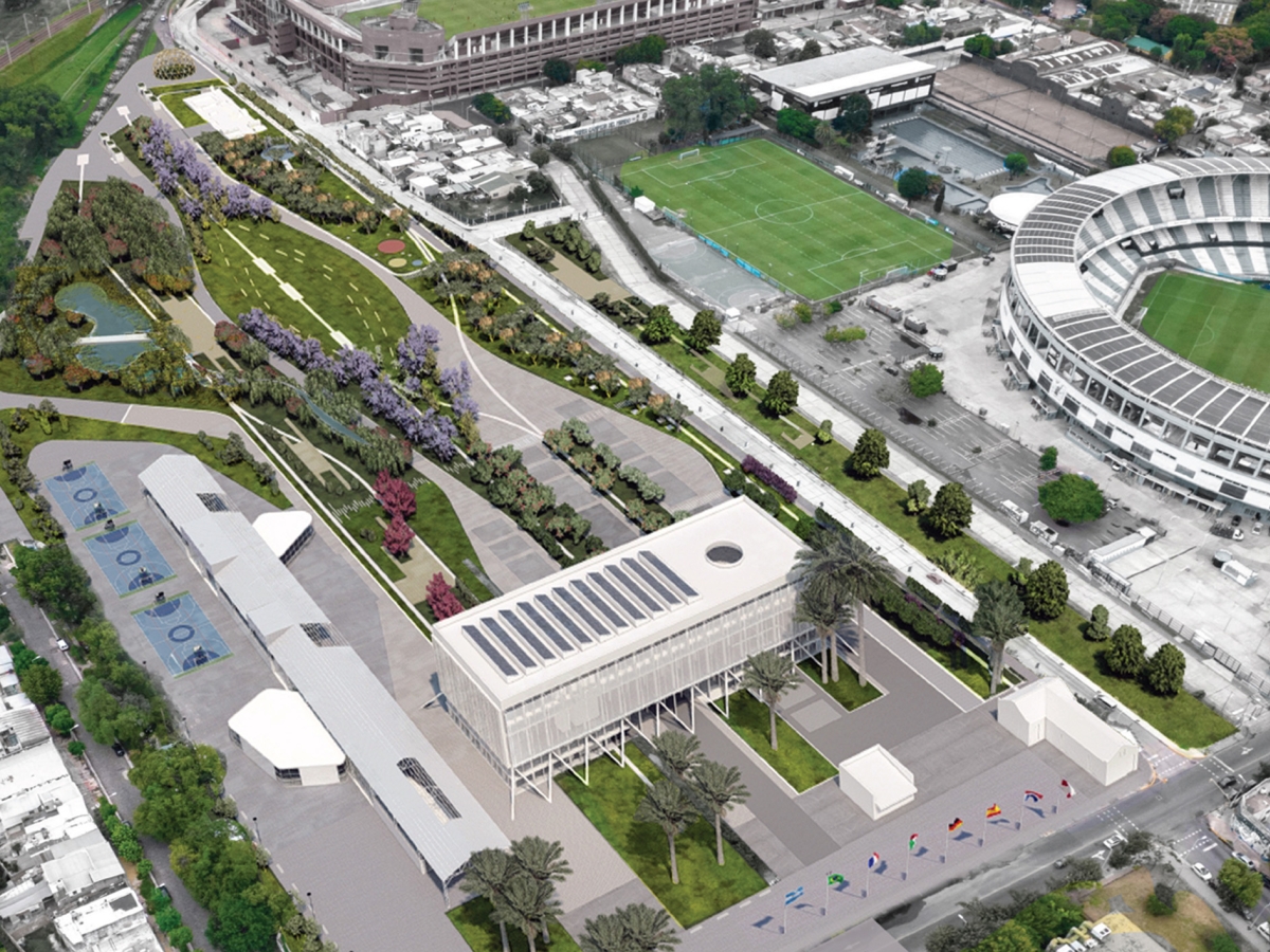 PARQUE URBANO Y MUSEO NACIONAL DEL FUTBOL  - Diseño urbano